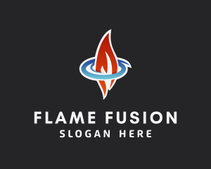 Hot & Cold Temperature logo design