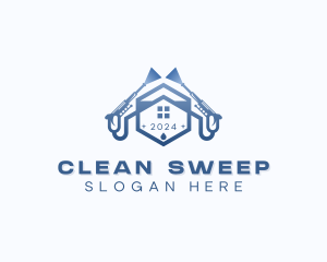 Cleaning Pressure Washer logo design