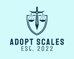 Sword Scale Legal Service  logo design