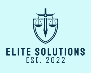 Sword Scale Legal Service  logo design