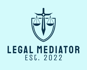 Sword Scale Legal Service  logo design