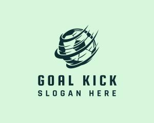 Spinning Soccer Ball logo