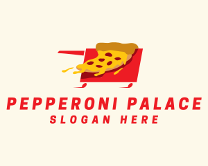 Fast Food Pizza Cart  logo design