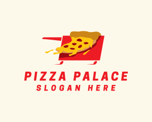 Fast Food Pizza Cart  logo design