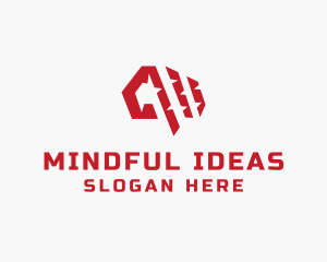 Spiky Brain Smart logo design