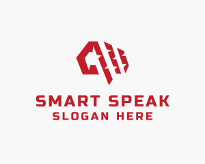 Spiky Brain Smart logo design