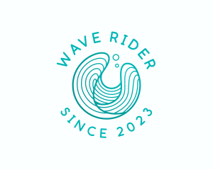 Water Liquid Surfing logo
