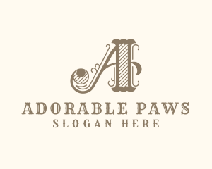 Western Styling Boutique Letter A logo design