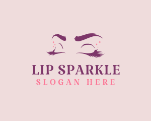 Beauty Sparkle Eyelashes logo design