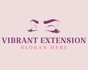 Beauty Sparkle Eyelashes logo design