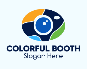 Colorful Digital Camera logo design