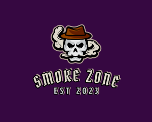 Cowboy Skull Vaping logo design