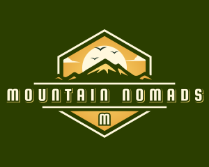 Mountain Travel Adventure logo design