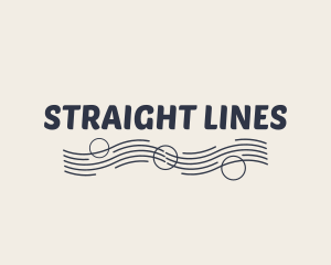 Line Waves Company logo design