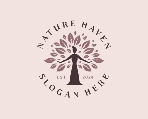 Nature Woman Tree logo design