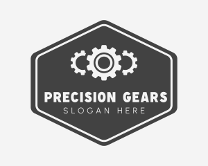 Mechanical Gear Signage logo design