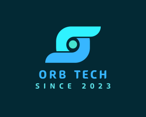 Digital Tech Letter O logo design