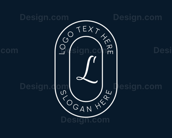 Elegant Oval Business Logo