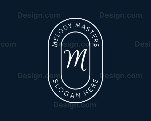 Elegant Oval Business Logo