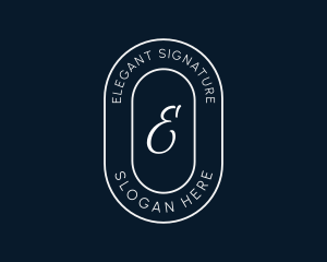 Elegant Oval Business logo design