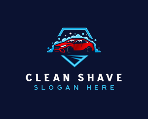 Bubbles Cleaning Automobile logo design