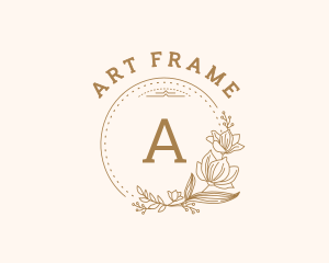 Flower Wreath Frame logo