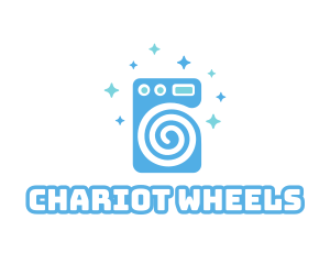 Spiral Washing Machine logo design