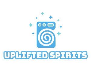 Spiral Washing Machine logo design