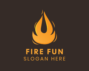 Blazing Fuel Fire  logo
