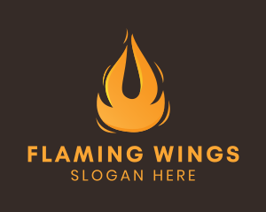 Blazing Fuel Fire  logo design