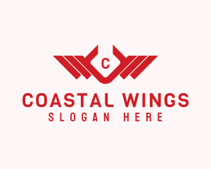 Wing Logistic Delivery  logo design