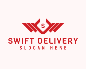 Wing Logistic Delivery  logo design