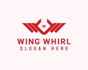 Wing Logistic Delivery  logo design