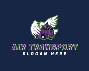 Eagle Freight Truck logo design