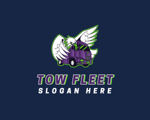 Eagle Freight Truck logo design