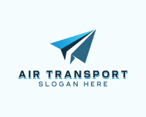 Travel Paper Plane logo design