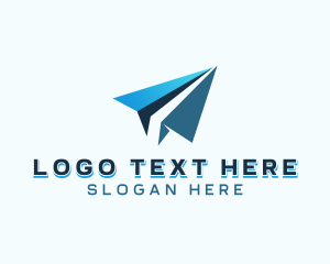 Paper - Travel Paper Plane logo design