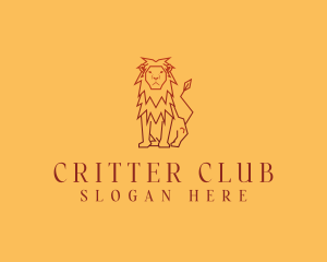 Lion Wildlife Animal logo design