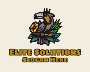 Tropical Crown Toucan Logo