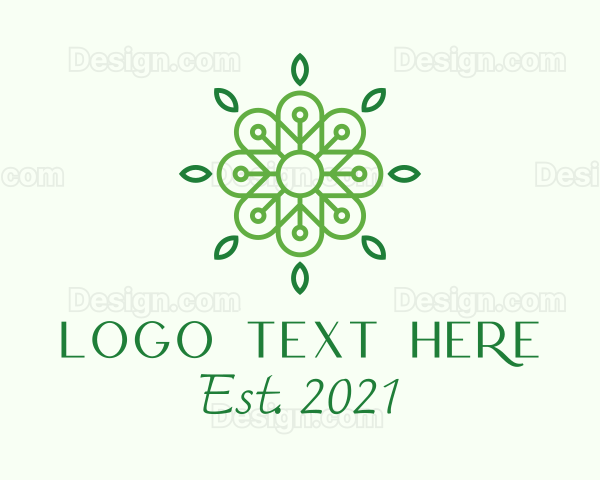 Nature Spring Pattern Logo