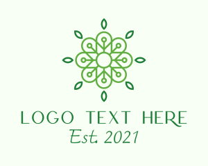 Nature Spring Pattern logo