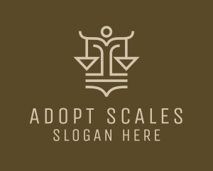 Legal Law Firm Scale  logo design