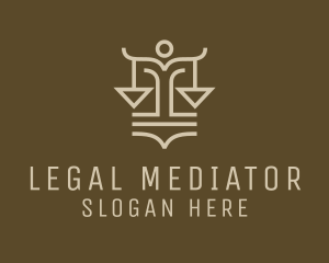 Legal Law Firm Scale  logo design