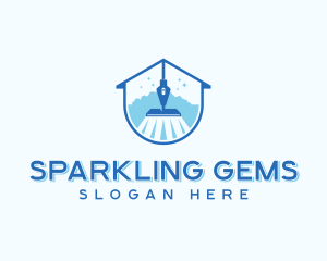 Sparkling Mop Cleaning Housekeeping logo