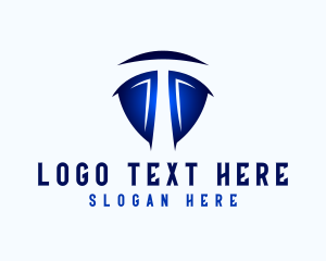 Warrior Shield Letter T Logo