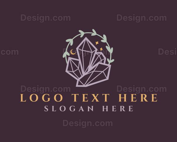 Jewelry Gemstone Crystals Logo