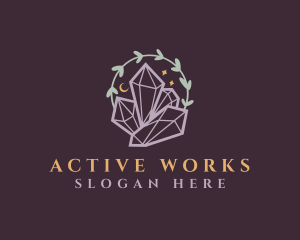 Jewelry Gemstone Crystals logo design