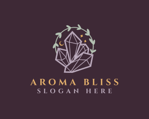 Jewelry Gemstone Crystals logo design