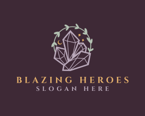 Jewelry Gemstone Crystals logo design