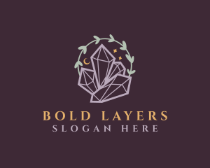 Jewelry Gemstone Crystals logo design